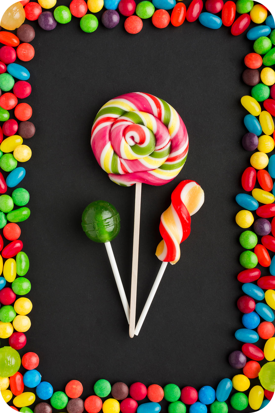 Collection of candy achievements and trophies